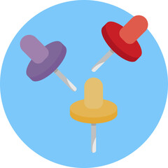 An icon showing pushpins used to highlight or prioritize reminders.