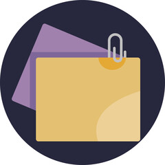 Colorful sticky pads for jotting down tasks and ideas.