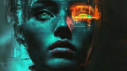 identity emerging human face