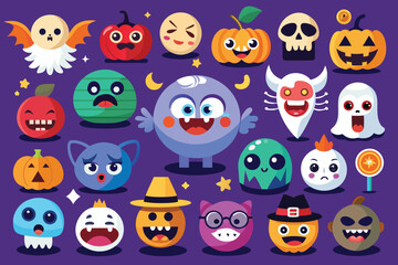 halloween seamless pattern with ghosts