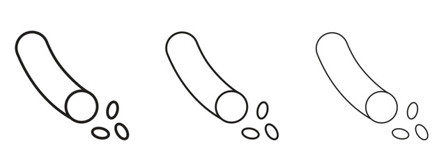 Blood vessel icon. Simple element illustration. Can be used for web and mobile.