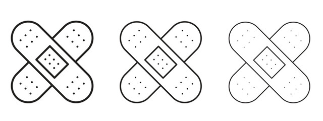 Band aid icon. Simple element illustration. Can be used for web and mobile.