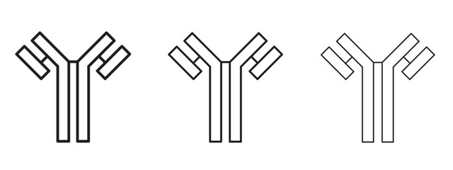 Antibody icon. Simple element illustration. Can be used for web and mobile.