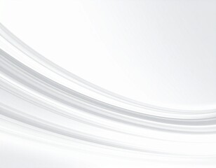 Obraz premium Silver wave with a white background. The wave is long and curvy. The background is