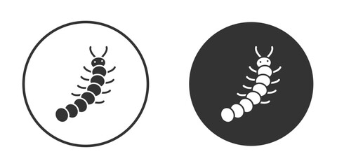 Grub icon, symbol, Vector pictogram. Simple element illustration.