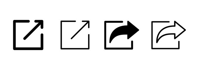 Share icon logo design. Sharing sign and symbol