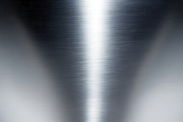 Brushed metal surface with directional light creates nice abstract pattern. Ideal for backgrounds, textures, or adding industrial strength to designs.