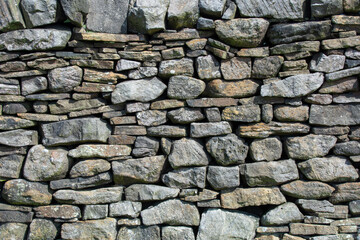 dry stone wall background