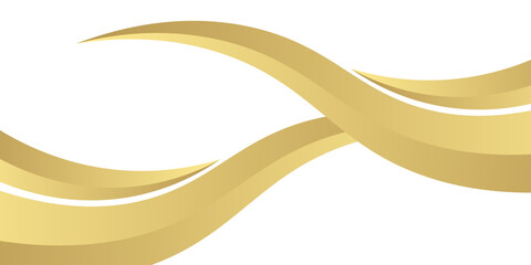 gold wave curve, golden wave corner shape for element, stripes ribbon golden graphic, striped gold.