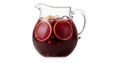 Isolated Pitcher of Red Sangria