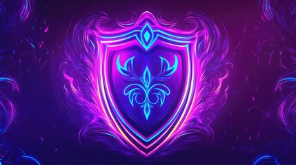 Fototapeta premium guard scrolling shield