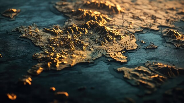 geospatial animating map