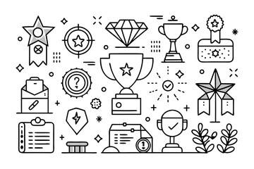 set of icons for web design