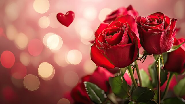 flowers red roses valentines day