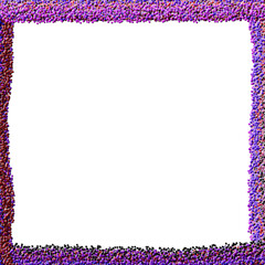 A vibrant artistic frame with a creative design surrounding a blank space. Perfect for your creative concepts, texts, or images.