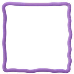 A Purple Decorative Square Frame