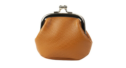 Isolated Leather Coin Purse