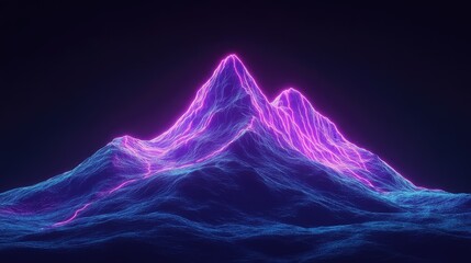 mystery blinking mountain