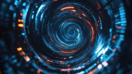 Obraz premium conversation spiraling chatbot window