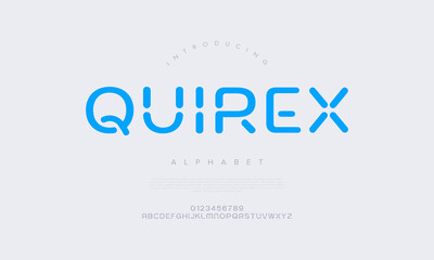 Futuristic rounded font with digital personality, perfect for tech branding and UI projects