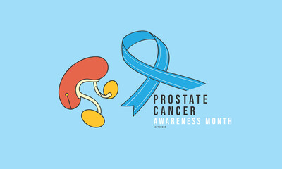 Prostate Cancer Awareness Month. Prostate Cancer Design Background.