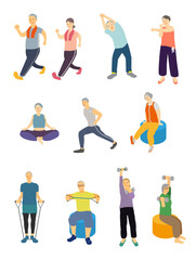 シニア男女運動セット