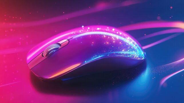 movement flowing mouse cursor