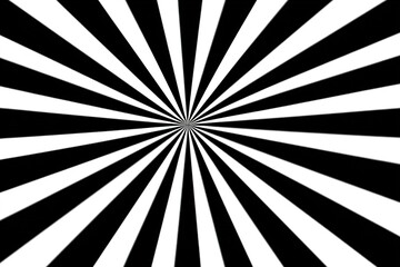 Obraz premium Black and white geometric radiating lines background 