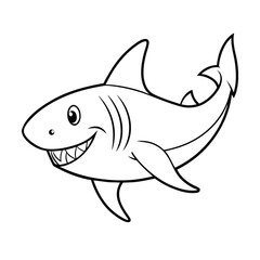 shark coloring page