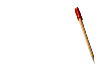 Note stick pen on white background,png