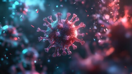 dna replicating virus cell