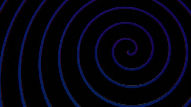 a black background with a blue spiral pattern