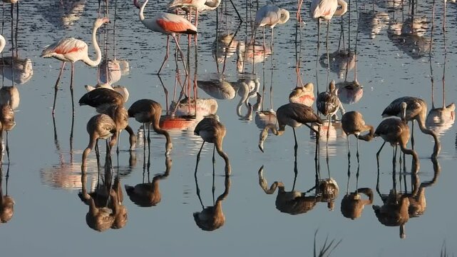 Flamencos en la Laguna de Fuente de Piedra