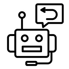 Auto-Responder  Icon Element For Design
