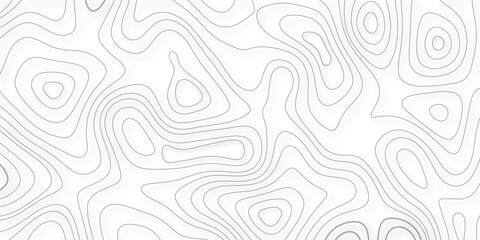 Fototapeta premium Abstract topographic contours map background, Vector contour topographic map. Ocean topographic line map with curvy wave isolines vector illustration. Abstract white colorful golden Topographic line