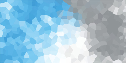 Abstract mosaic background featuring shades of blue gray and white forming geometric pattern