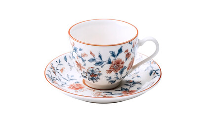 Fototapeta premium White Cup with Saucer