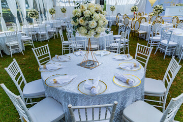 wedding reception table