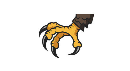 Eagle Talon Vector Icon - Bird of Prey Claw Graphic Illustration