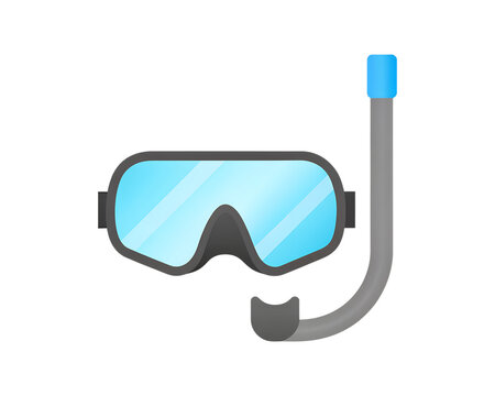 Masque de plong&eacute;e sous-marine et tuba