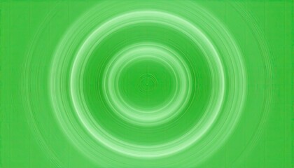 Obraz premium Emerald Green Abstract Ripple Effect with Smooth Gradient Contours and Shadowed Circular Design