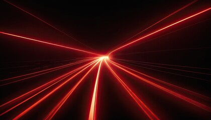Glowing red speed lines on a dark background. 2