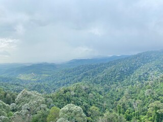 Fototapeta premium natural beauty hills and mountains. Bukit senarling Malaysia