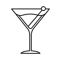line art classic martini