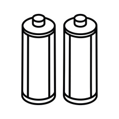 Fototapeta premium power source two battery cells