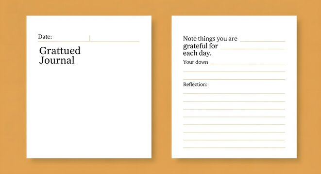 Gratitude Journal for Daily Reflection