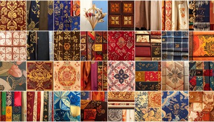 Batik Motifs in Modern Abstract Compositions