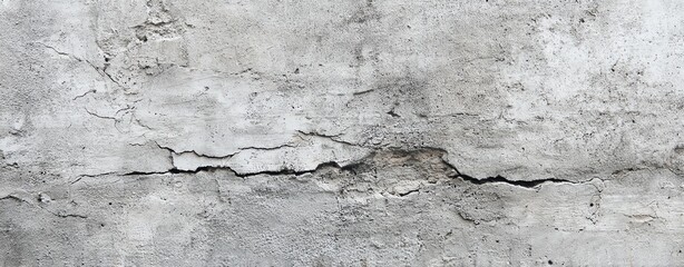 Obraz premium Grey textured concrete wall background Textured concrete wall with visible cracks.