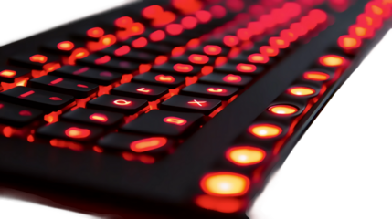 RGB Red Light Keyboard