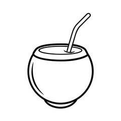 south american mate drink clipart